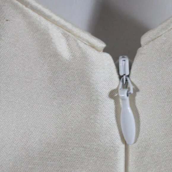 RAFAEL CENNAMO Haute Couture * Open Back Floral Fringe Silk Cocktail Dress - Picture 9 of 9